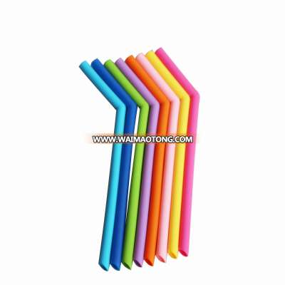 Reusable BPA Free Eco-Friendly and Reusable silicone drinking straw