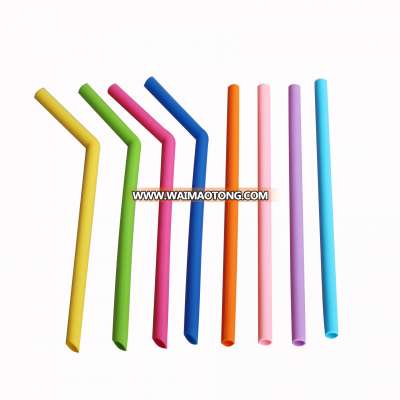 Environmental Silicone Drinking Bent Straw Food Grade