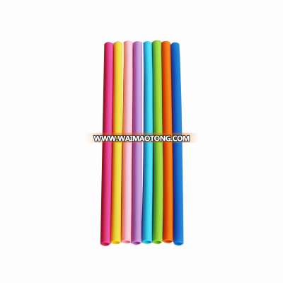 High Quality BPA Free Rubber Tumbler Drinking Big Reusable Silicone Straws